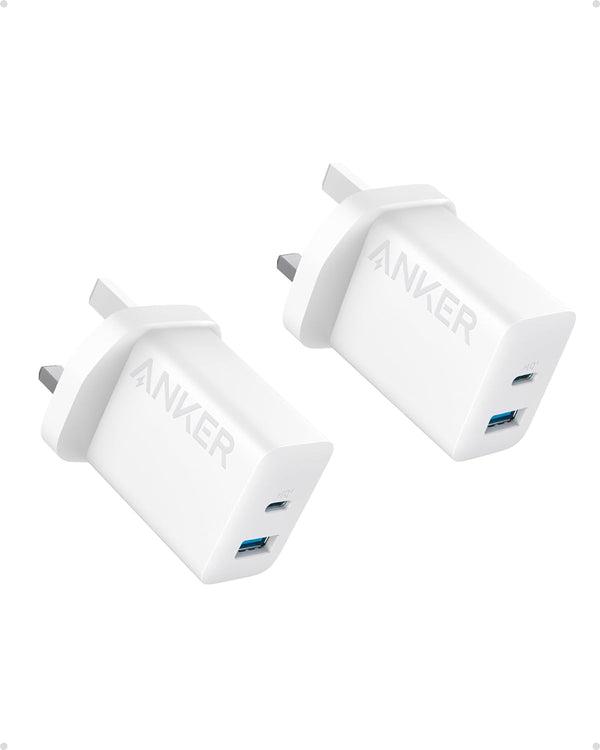 ANKER 312 2-PORTS WALL CHARGER 20W - شاحن 20 واط من انكر