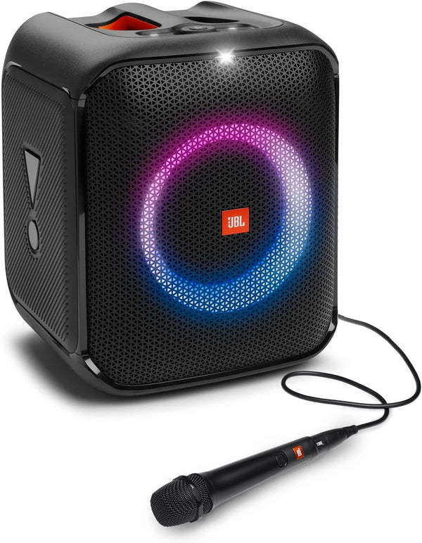 JBL Partybox Encore Portable Speaker with Mic - سبيكر بلوتوث مع مايكروفون كاريوكي سلكي من جي بي ال