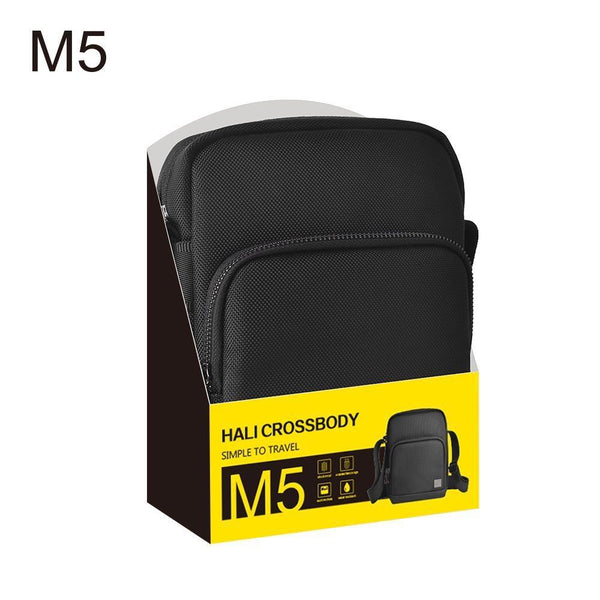 M5 HALI CROSSBODY SHOULDER BAG - BLACK -حقيبة ظهر للسفر والاستخدام اليومي