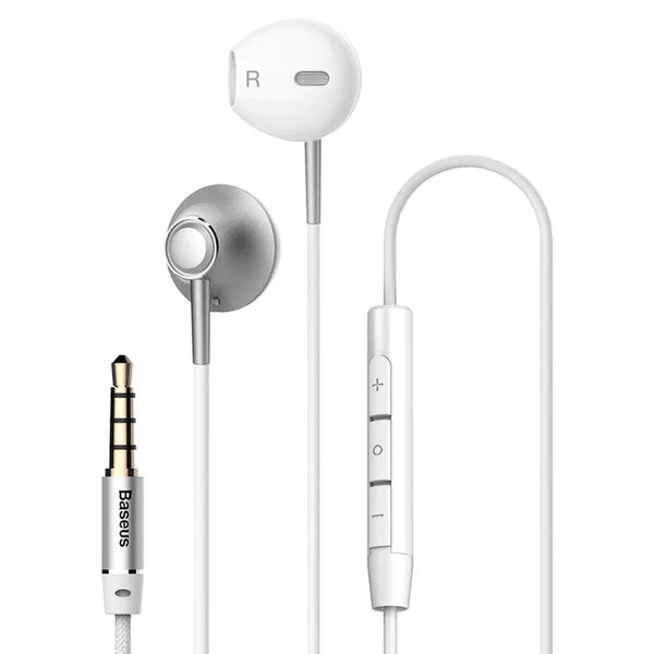 BASEUS ENCOK H06 NGH06-0S IN-EAR WIRED HEADPHONES WITH MICROPHONE- سماعات واير اوكس من باسيوس