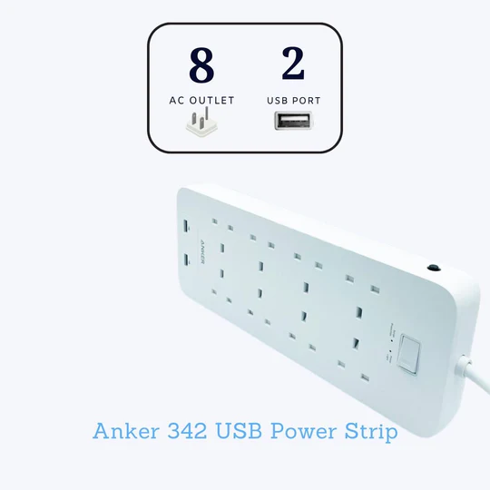 ANKER 342 USB POWER STRIP A1982K21 - سيار كهربائي من انكر