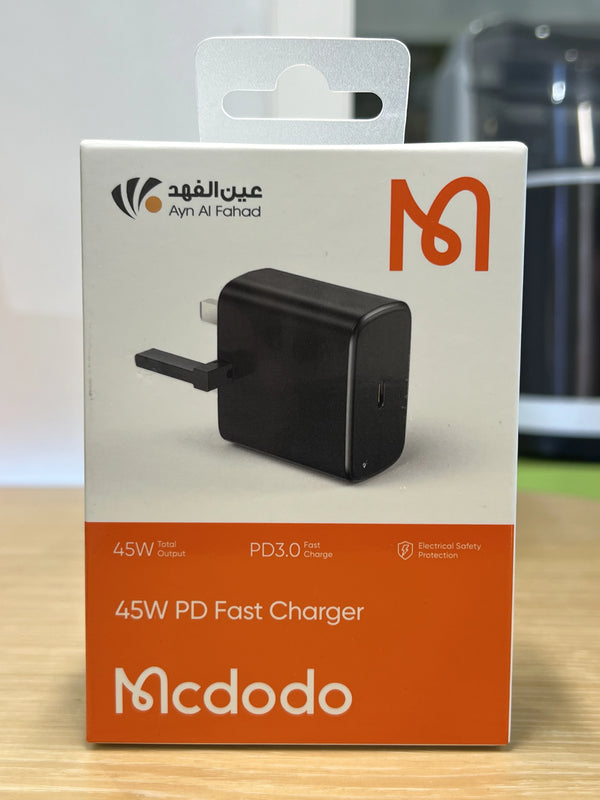 MCDODO 45W PD FAST CHARGER CH-6150 - شاحن تايب سي 45 واط من مكدودو