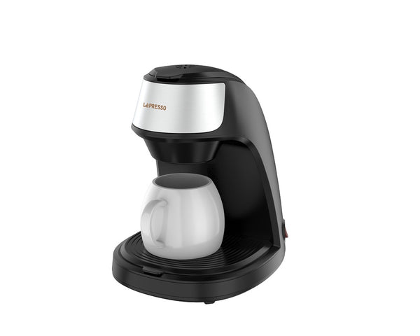 LePresso Mini Coffee Maker with Mug 450W - ماكنة تحضير القهوة ميني 450 واط من ليبرسيو