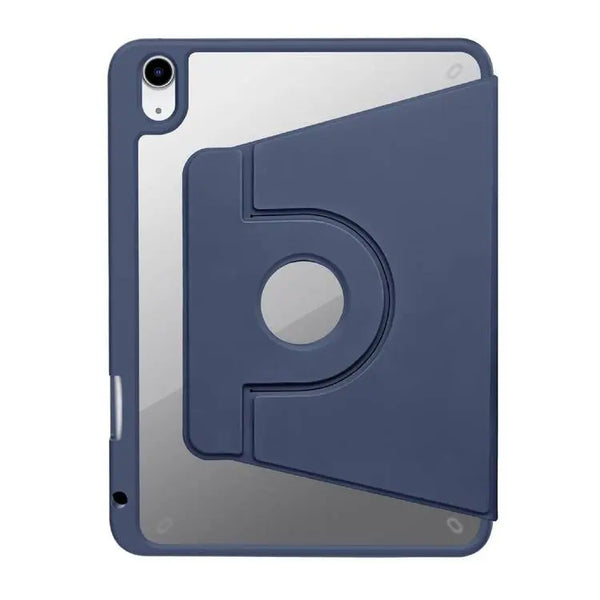 Green Lion Transparent Folio case for  iPad 10.9 10th - Blue - كفر ايباد مع ستاند من كرين