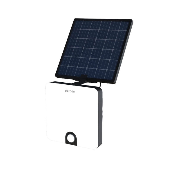 Porodo Lifestyle Smart Outdoor Solar Lamp with Built-In Battery 800LM 2000mAh - مصباح الطاقة الشمسية الذكي للأماكن الخارجية مع بطارية مدمجة 800LM 2000mAh من بورودو