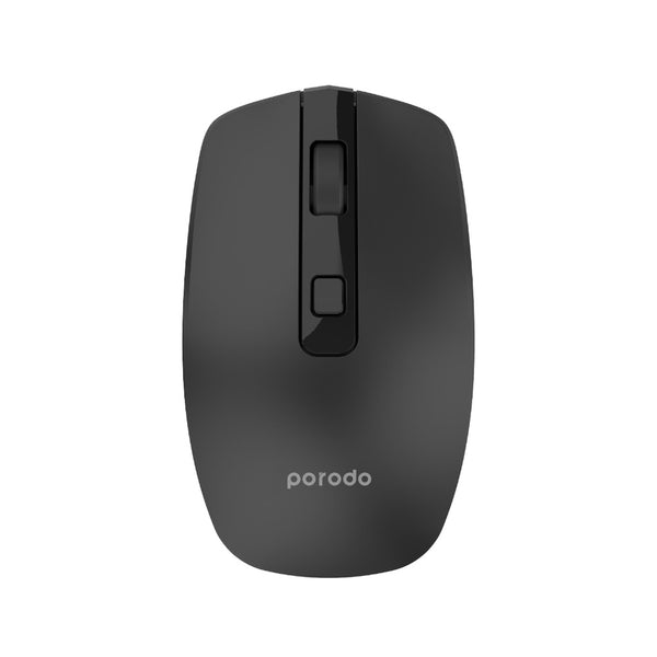 Porodo 2.4G Wireless and Bluetooth Rechargeable Mouse DPI 1600 - ماوس بلوتوث ولاسلكي من بورودو