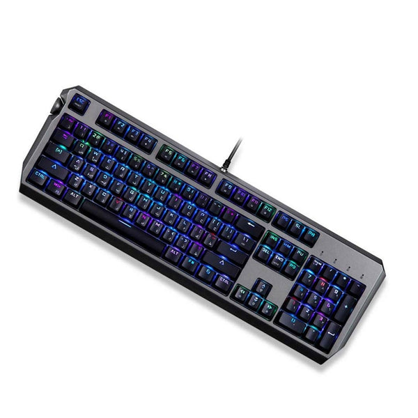 Porodo Gaming Wired Mechanical Gaming Keyboard with Gateron Pro Switch (Blue) - كيبورد ميكانيكي سلكي للالعاب من بورودو