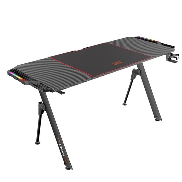 Porodo Gaming E-Sports RGB Desk Black - طاولة الالعاب الالكترونية من بورودو
