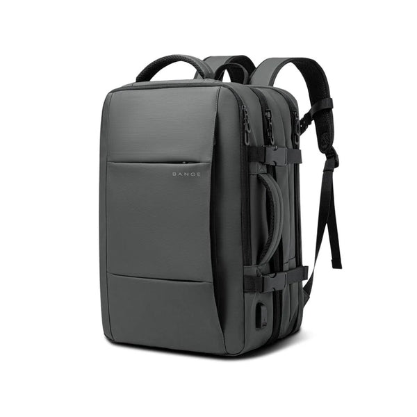 BANGE Large Capacity Men Laptop Backpack Business Travel Shoulders Bag with External USB Charging Port -حقيبة ظهر للسفر مع منفذ شحن USB خارجي من بانجي