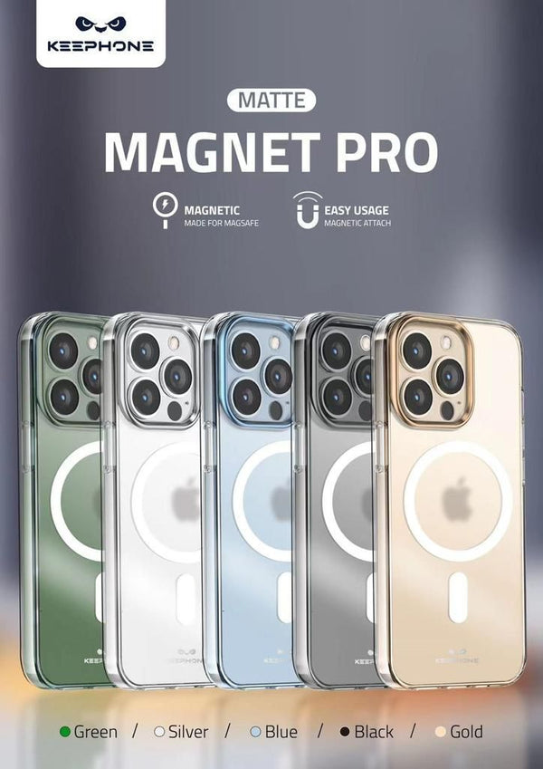 cover keephone matte for iphone 14 promax with magsafe - كفر من كيفون للايفون 14 بروماكس يدعم الماك سيف
