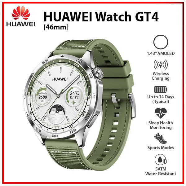 HUAWEI WATCH GT4 46MM  -ساعة ذكية من هواوي