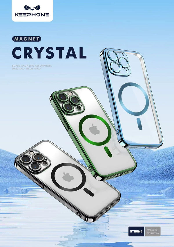 KEEPHONE CRYSTAL 13 PRO MAX WITH MAGSAFE- كفر كي فون للايفون 13 برو ماكس