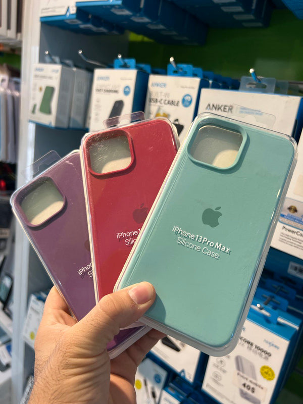 SILICON CASE FOR IPHONE 13 PRO MAX- كفر سليكون كوبي للايفون 13 برو ماكس