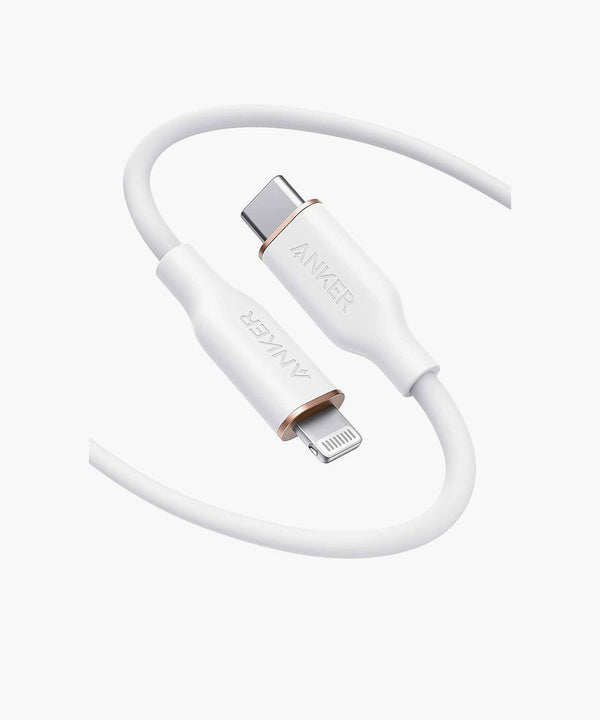 Anker 641 USB-C to Lightning Cable (Flow, Silicone)- كيبل فلو تايب سي ايفون من انكر
