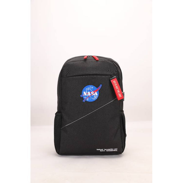 NASA Oxford Backpack with USB Connector- حقيبة ناسا